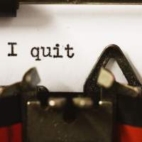 I quit (typewriter)